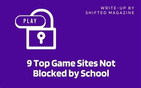 10 Top Game Sites Not Blocked by School [2023 Updated].